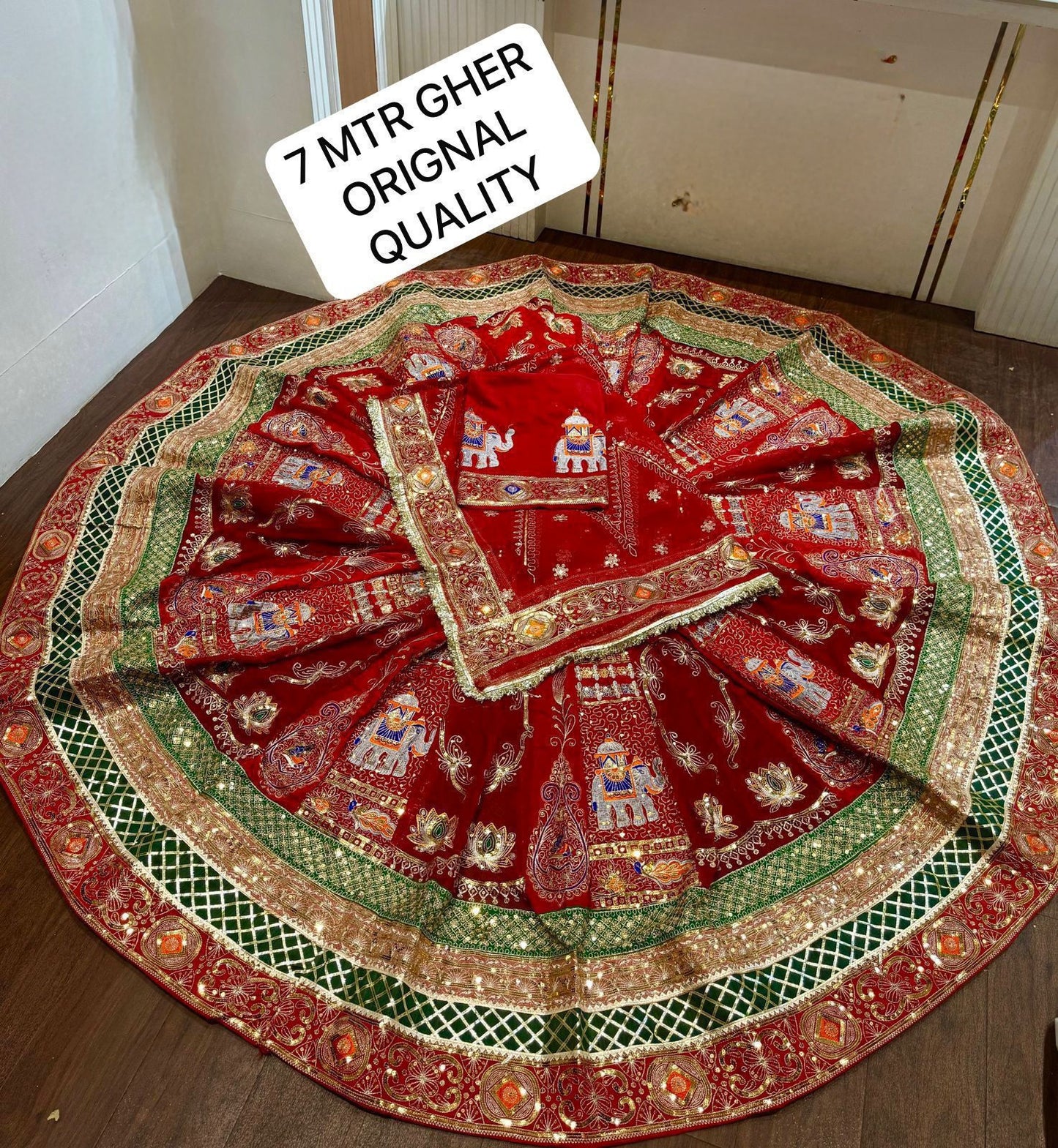 Royal Rajwadi look poshak