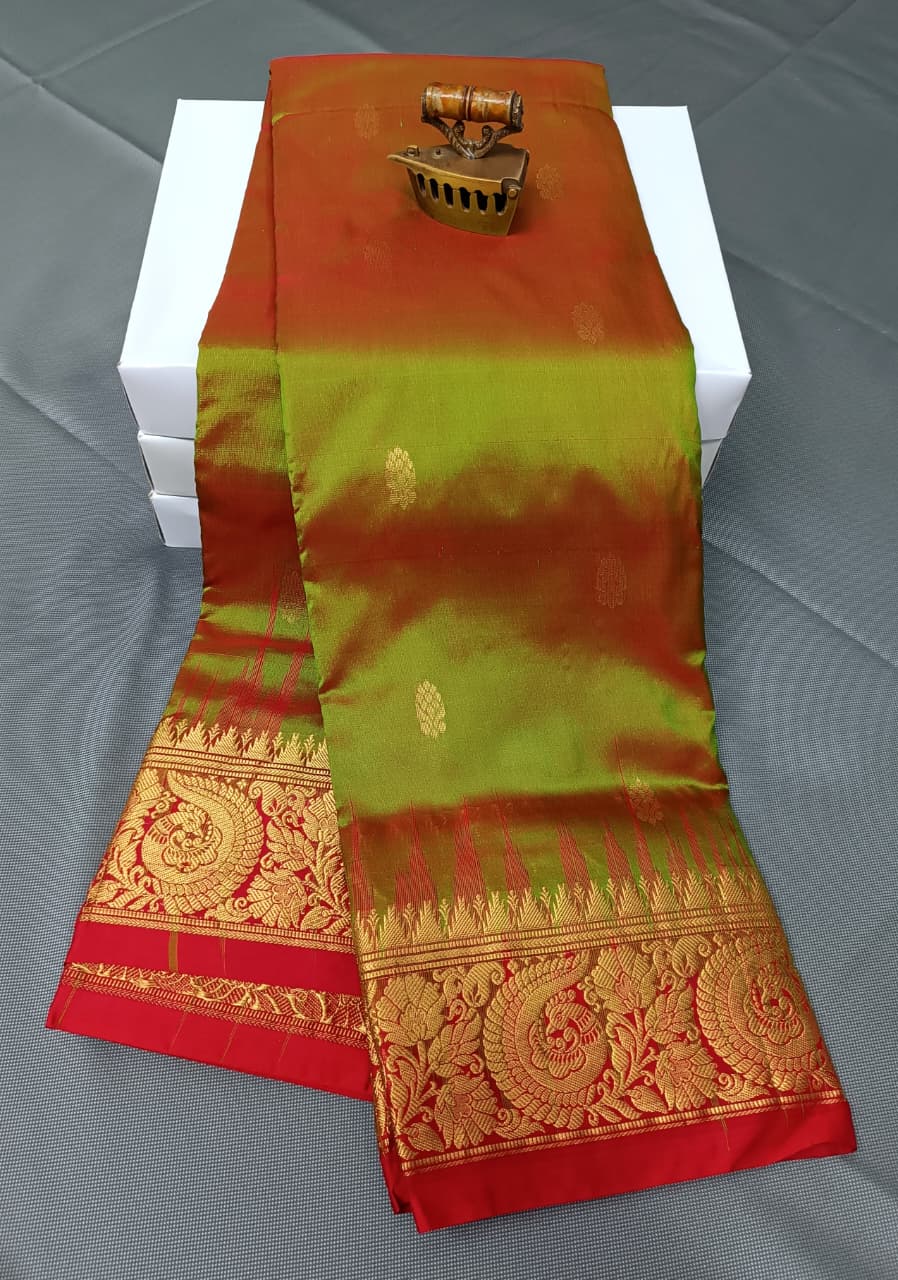 Kohinoor kanjivaram pure silk paithani Saree