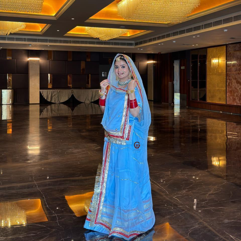 Royal Rajwadi look poshak