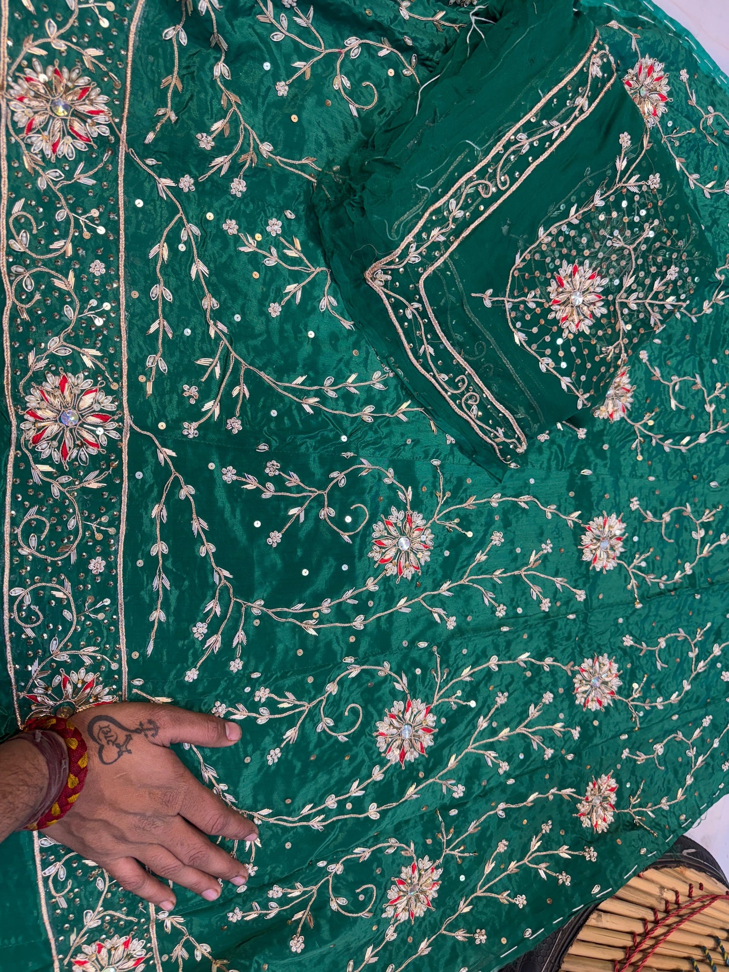 Beautiful handwork royal Rajasthani poshak