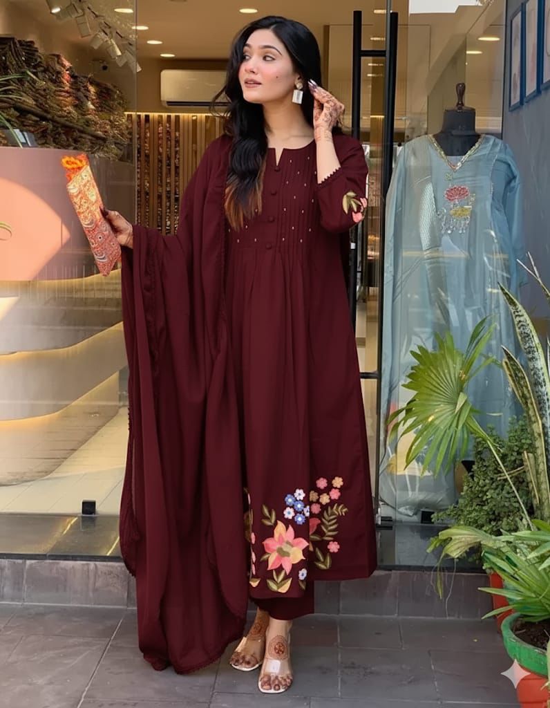 Beautiful Anarkali Kurti set  Size M (38), L (40), XL (42), XXL (44), XXXL (46)