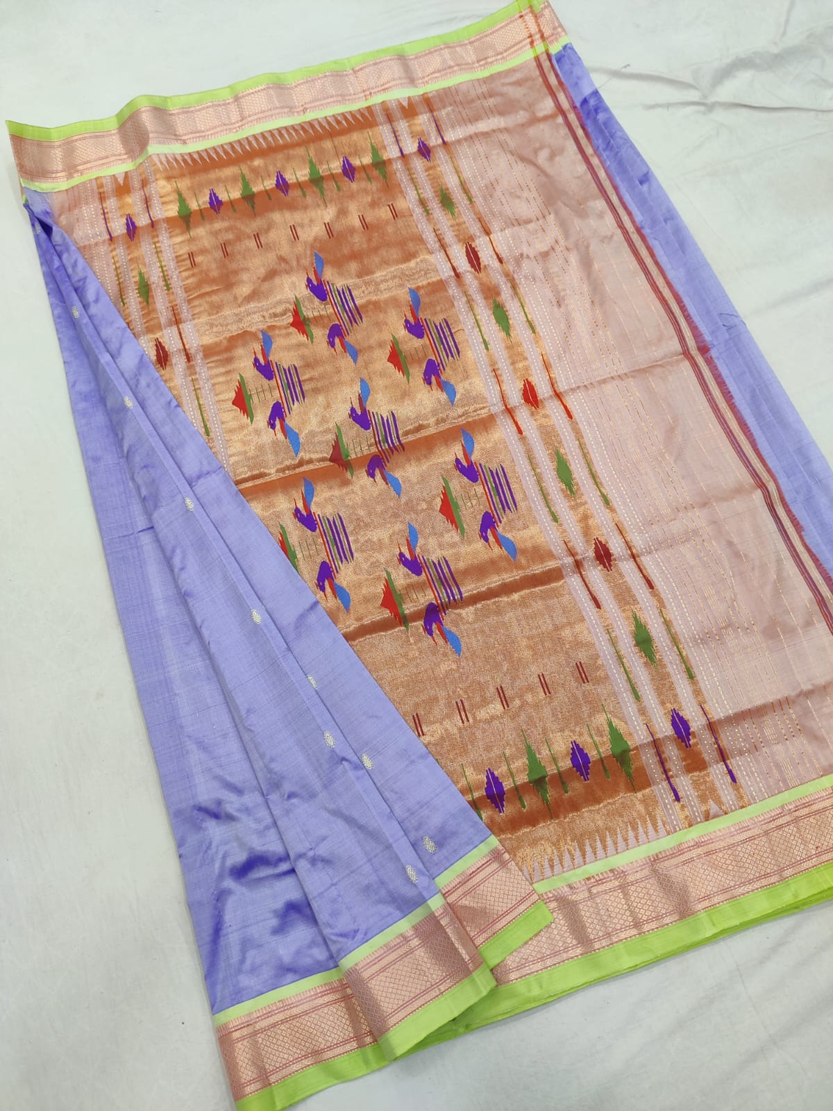 Handloom pure silk Traditional Yeola Paithani Saree