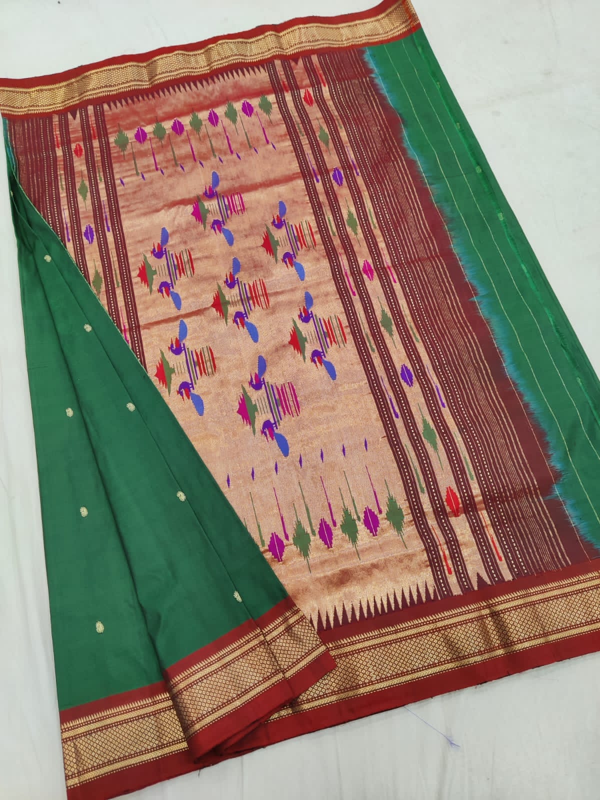 Traditional Yeola pure silk paithani Saree
