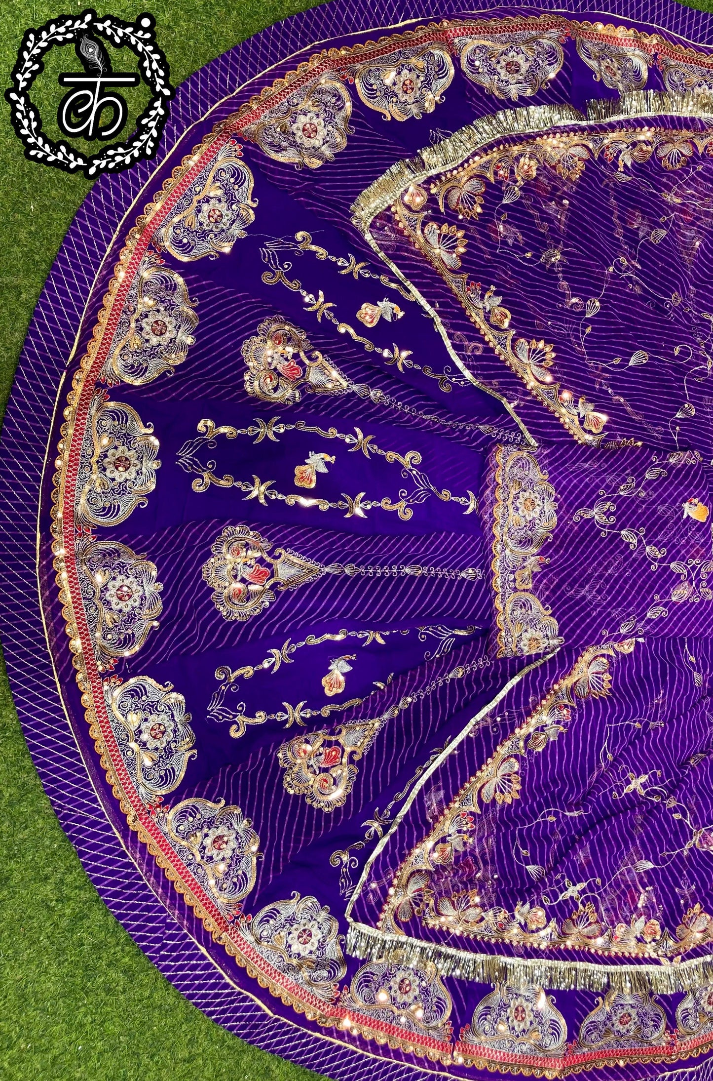 DESIGHNER LEHARIYA BEAUTIFUL POSHAK