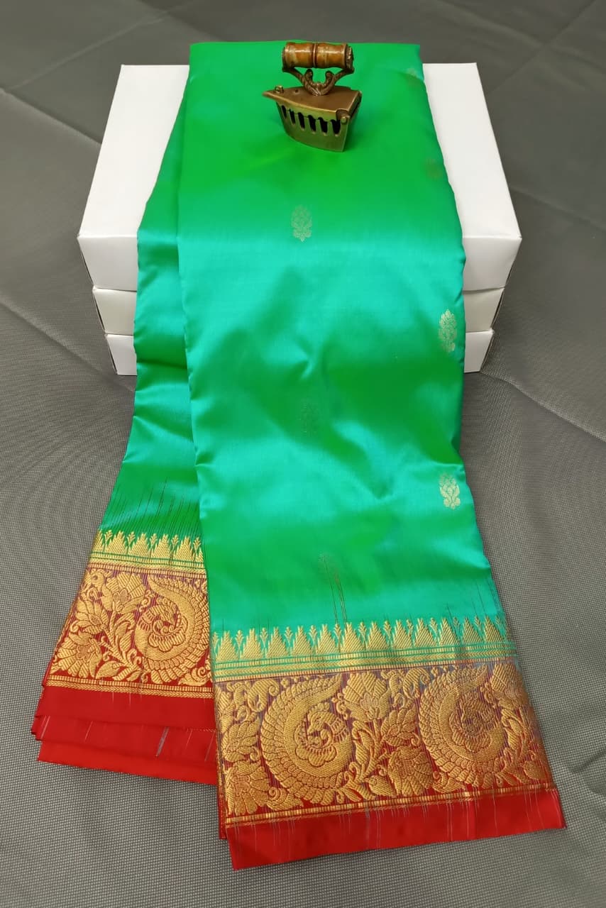 Kohinoor kanjivaram pure silk paithani Saree
