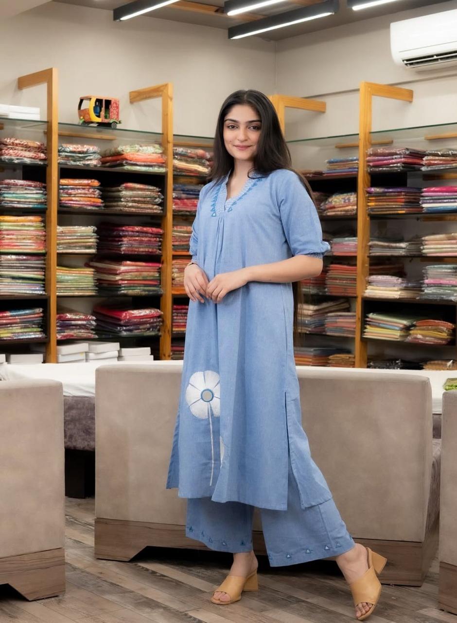 Elegant flaired suit set  Size available*- *38(M),40(L),42(XL),44(XXL),46(3xl)*