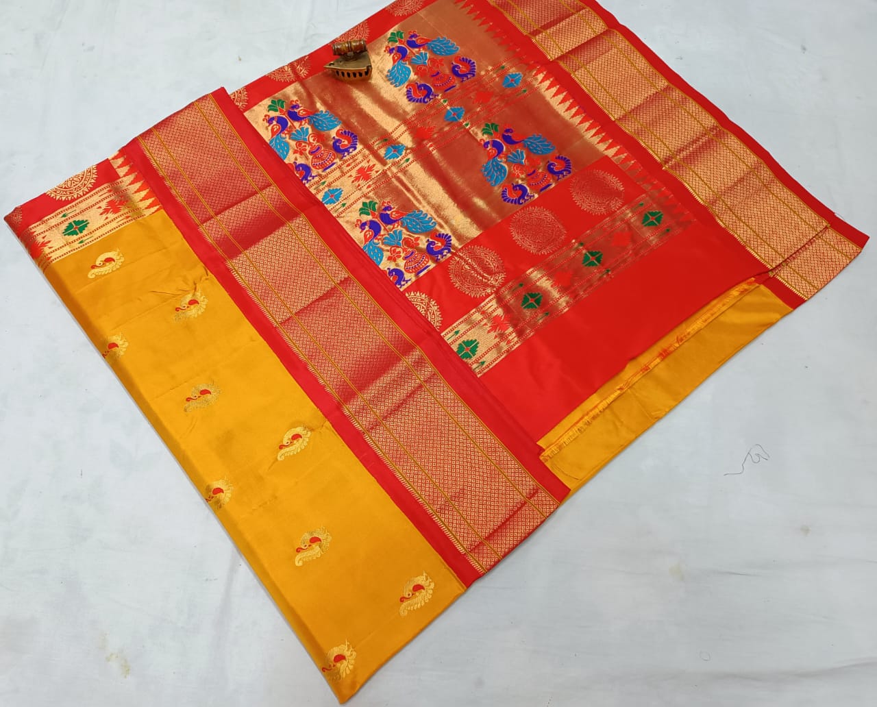 Silk Mark Certified pure silk paithani Saree