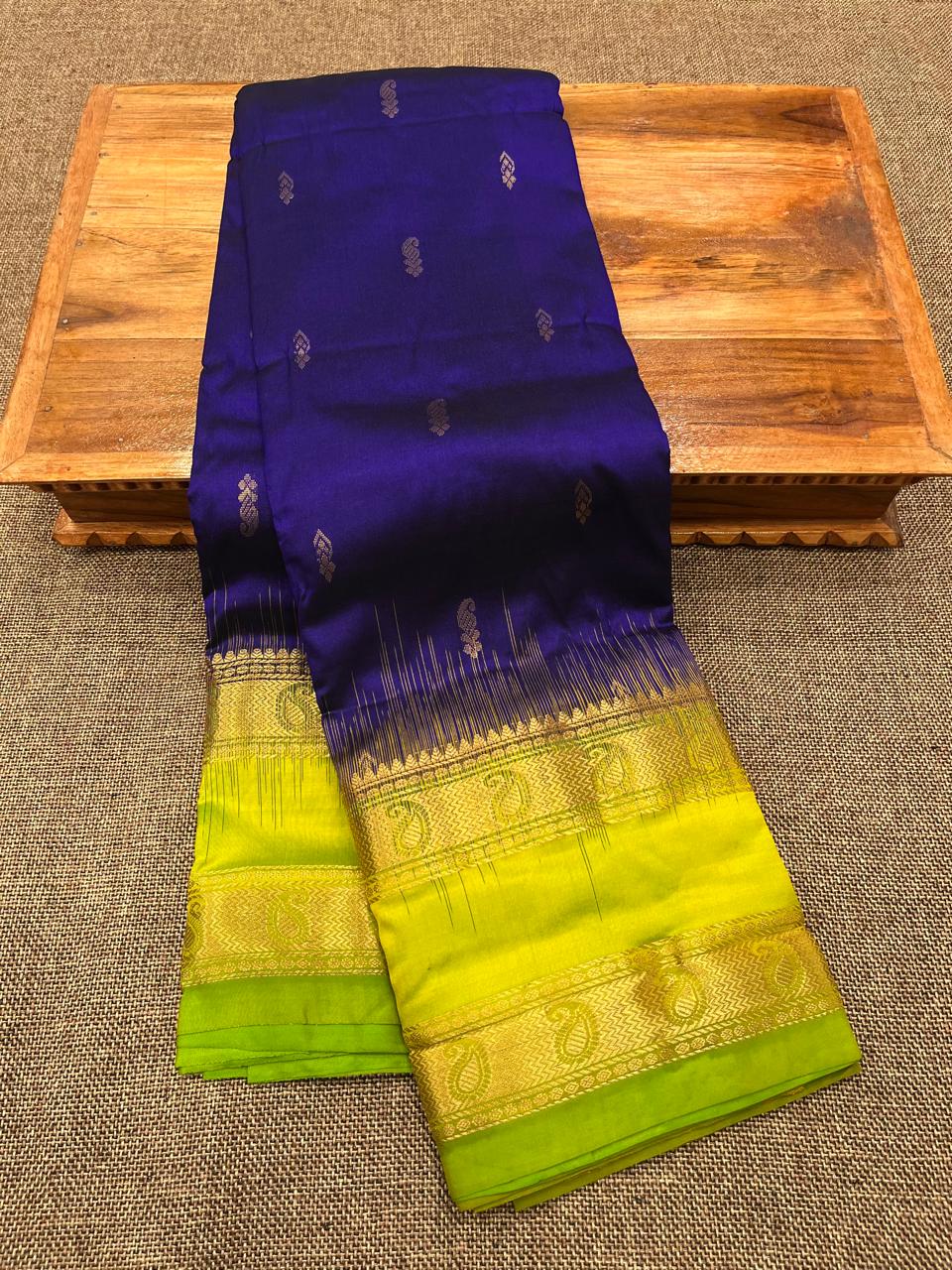 Kanjivaram pure silk paithani saree