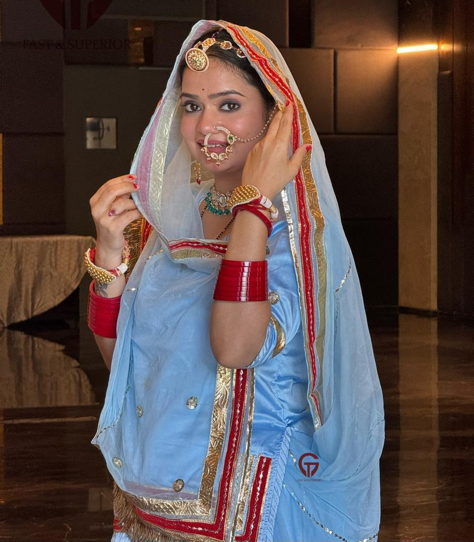 Royal Rajwadi look poshak