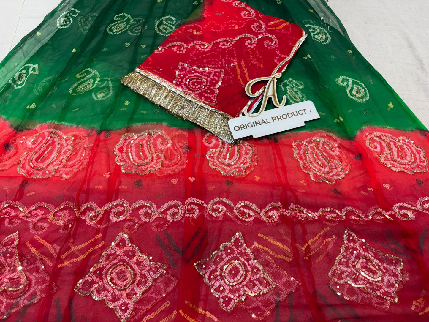 Elegant Thakurji Pure Rai Bandej Poshak – Designer Rajputi Ensemble