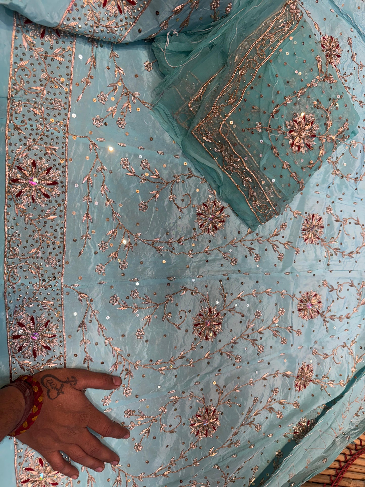 Beautiful handwork royal Rajasthani poshak