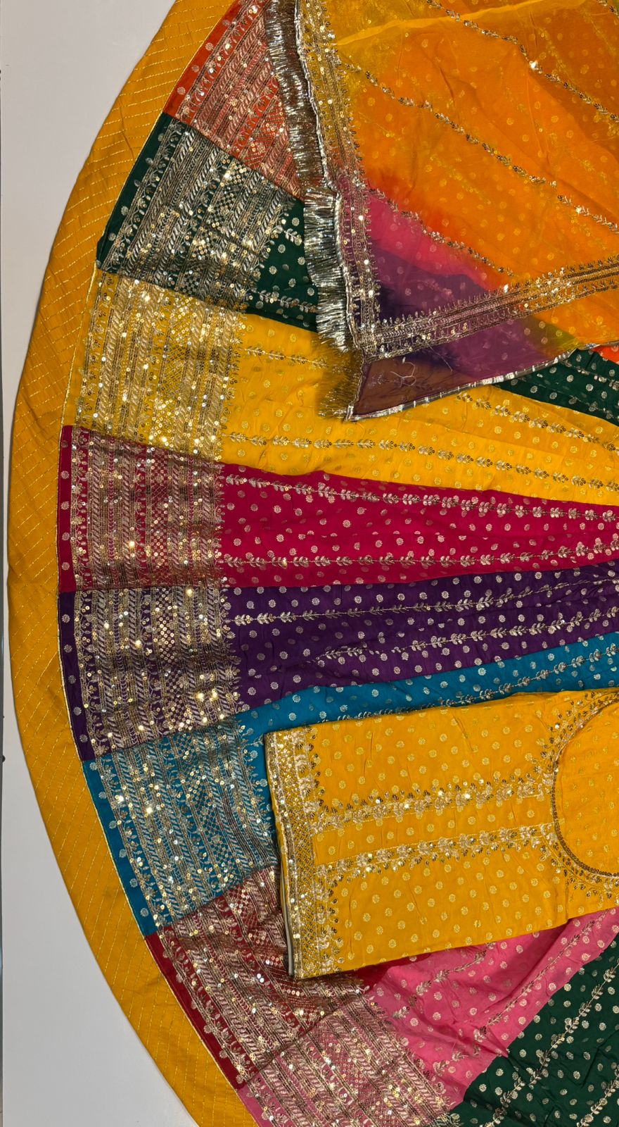Traditional Multicolour royal Rajasthani poshak  code:kk