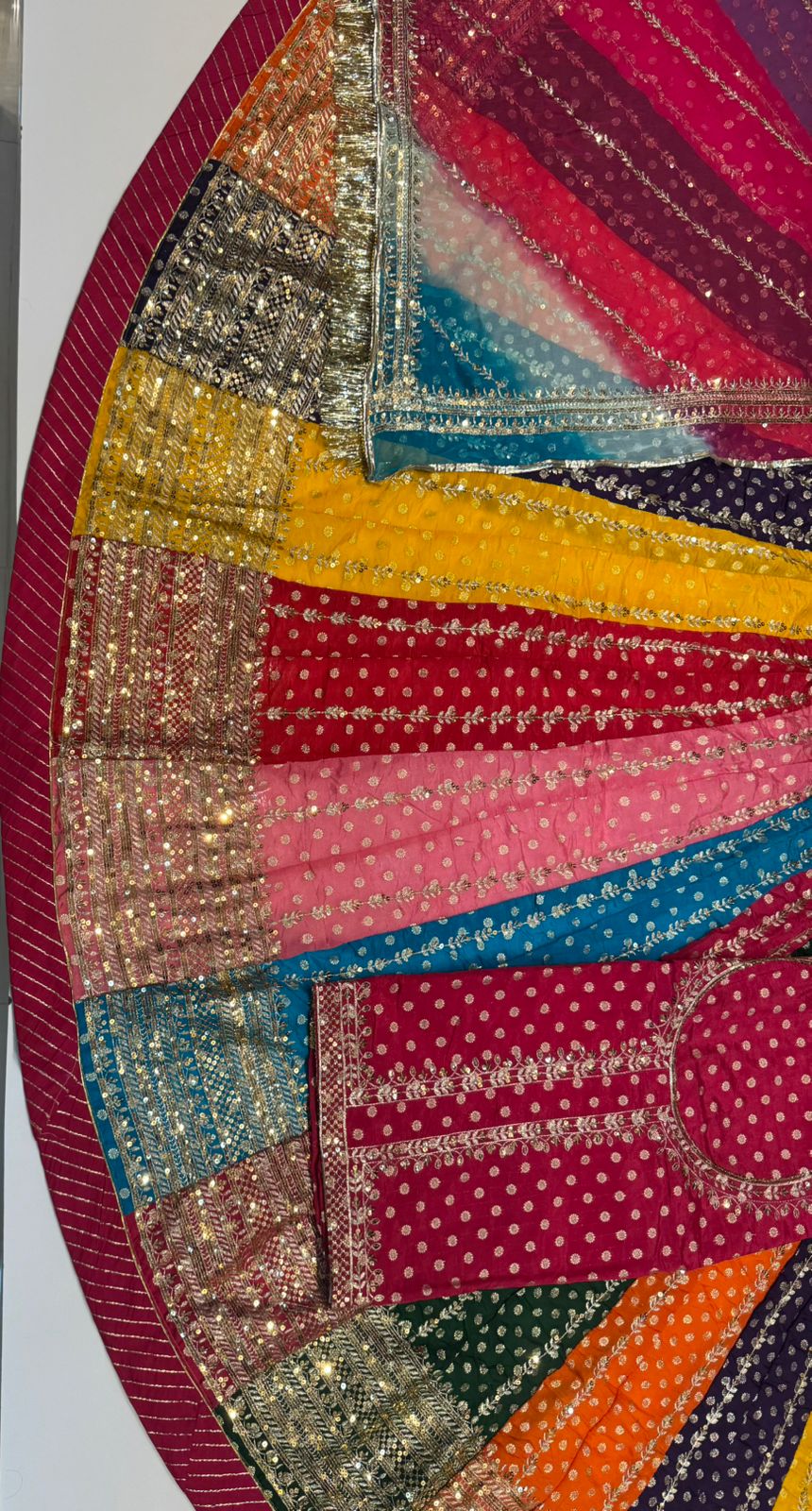Traditional Multicolour royal Rajasthani poshak  code:kk