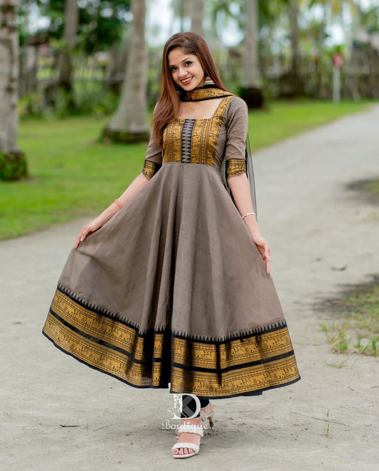 AMALI KANCHI BEAUTIFUL SUIT SET  Size : M-38, L-40, XL-42, XXL-44*