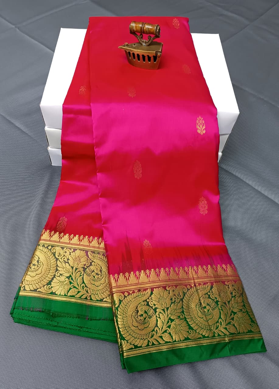 Kohinoor kanjivaram pure silk paithani Saree