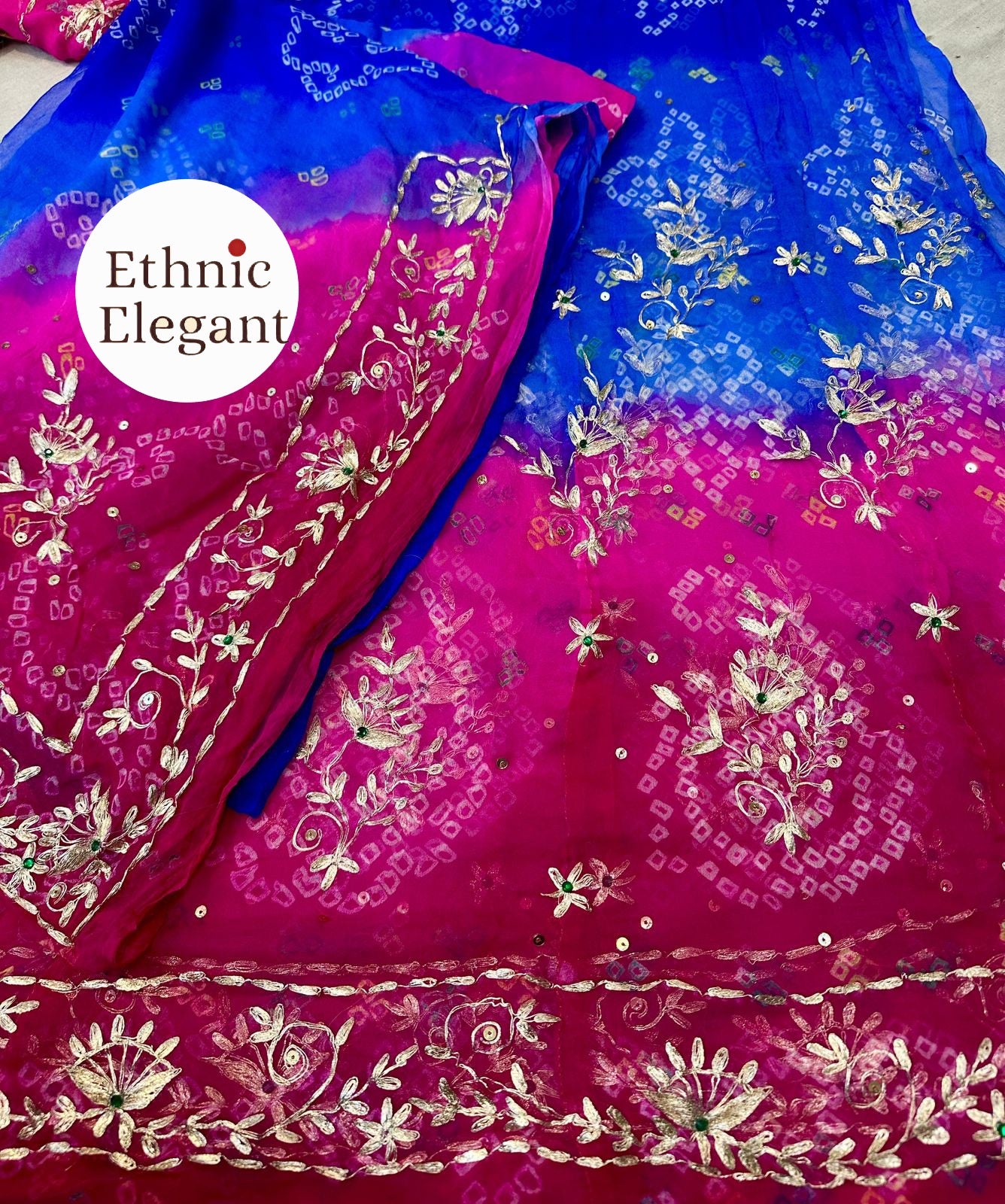 Thakurji pure rai Bhandhej pitan handwork elegant poshak