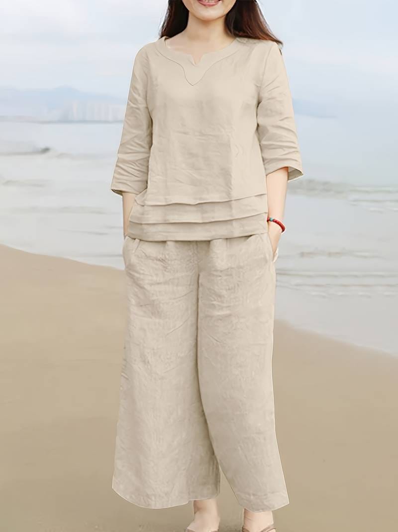 Cosy elegant Cotton cord set