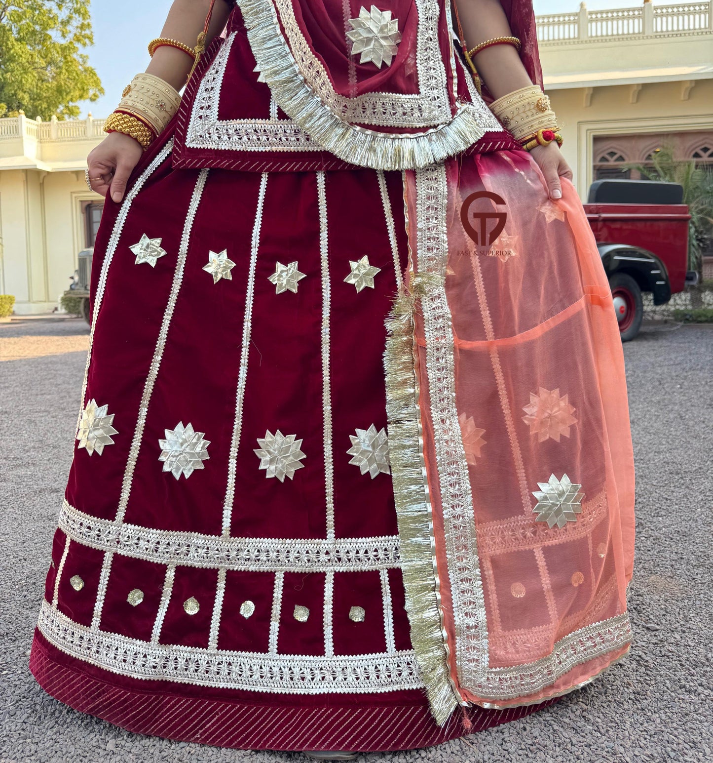 24 KALI FULL HEAVY GHEAR  VELVET POSHAK