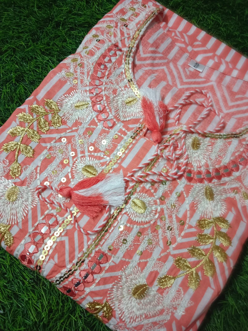 Pure cotton Cord set Kurti set Sizes: M L XL XXL XXXL