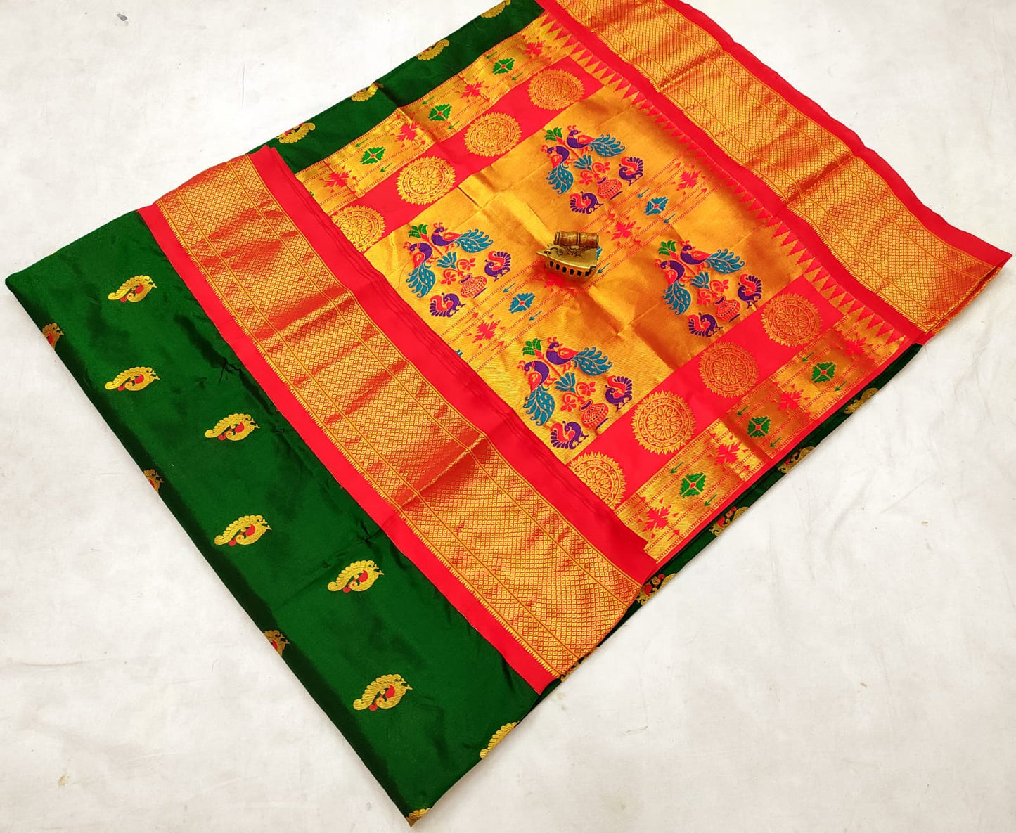 Pure silk paithani saree silk mark certified