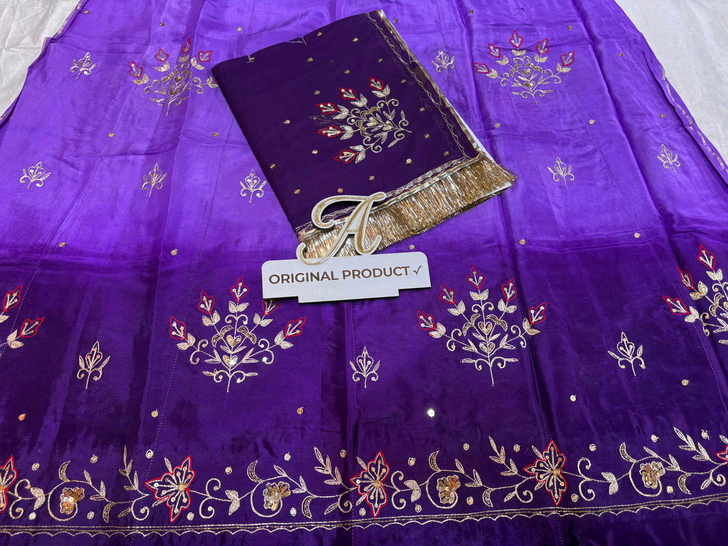 Upada crape thakurji pure odhna aari taari boutique Rajputi poshak