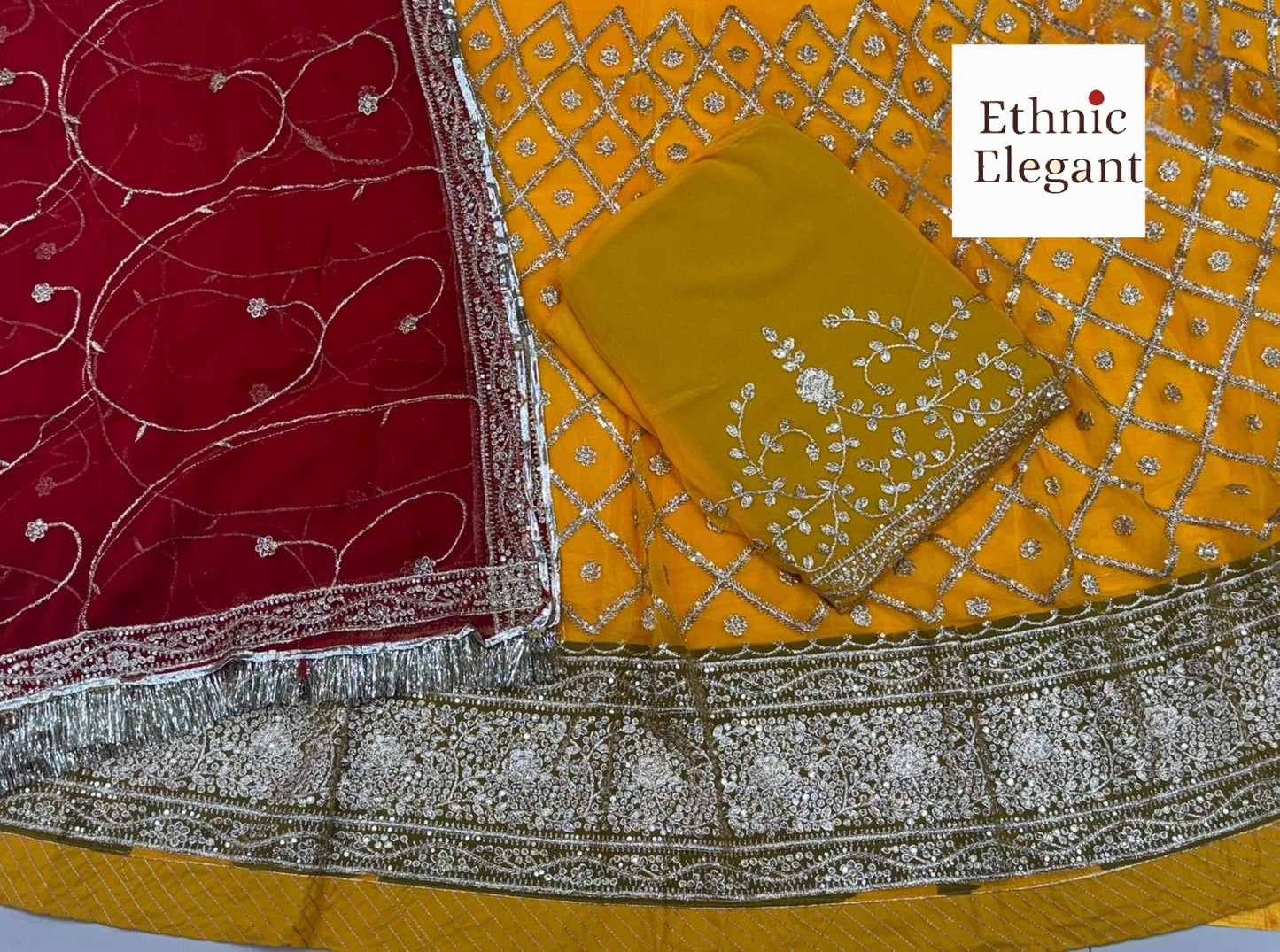 Half Pure Rajputi Poshak | Traditional Rajasthani Wedding & Cultural Dress