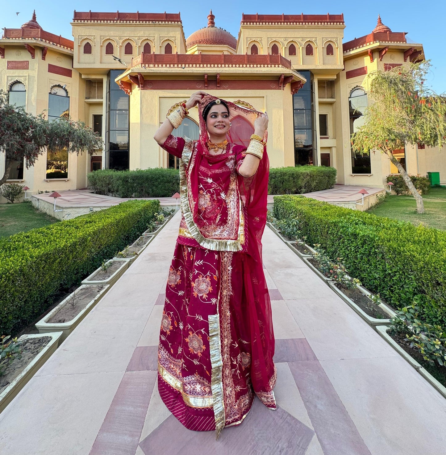 Royal Rajwadi Partywear Rajputi Poshak | Elegant Traditional Attire