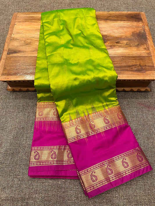 Kanjivaram pure silk paithani saree