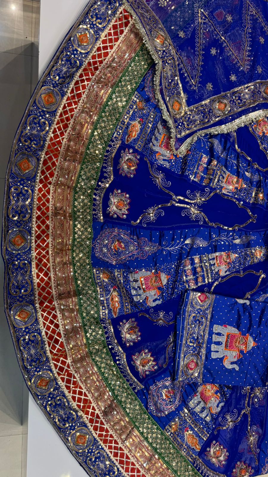 Most trending designer boutique Rajasthani poshak