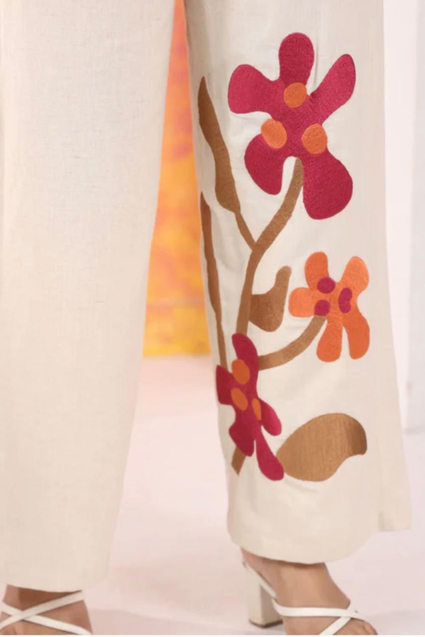 Beautiful Embroidery 2pcs pure cotton Partywear COD-SET Size- M.L.Xl.XXl.3XL*