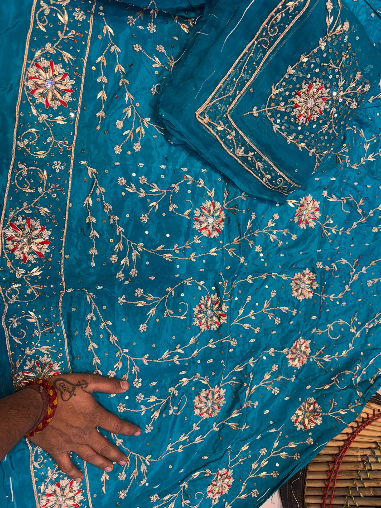 Beautiful handwork royal Rajasthani poshak