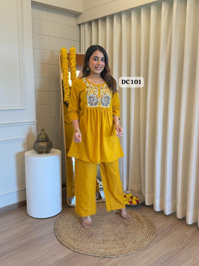 Elegant Embroidered cordset