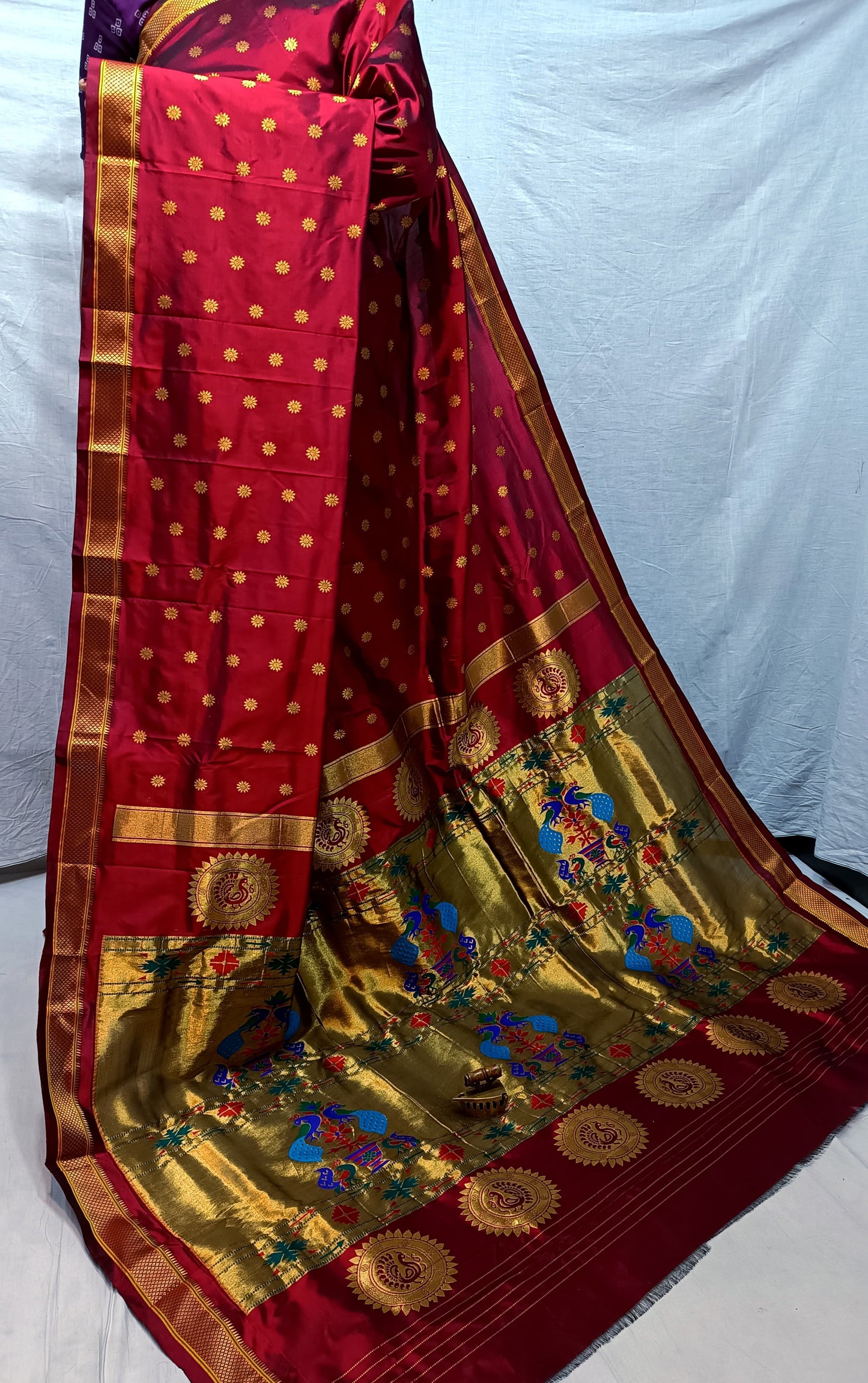 Maharani Kalanjali pure silk paithani Saree