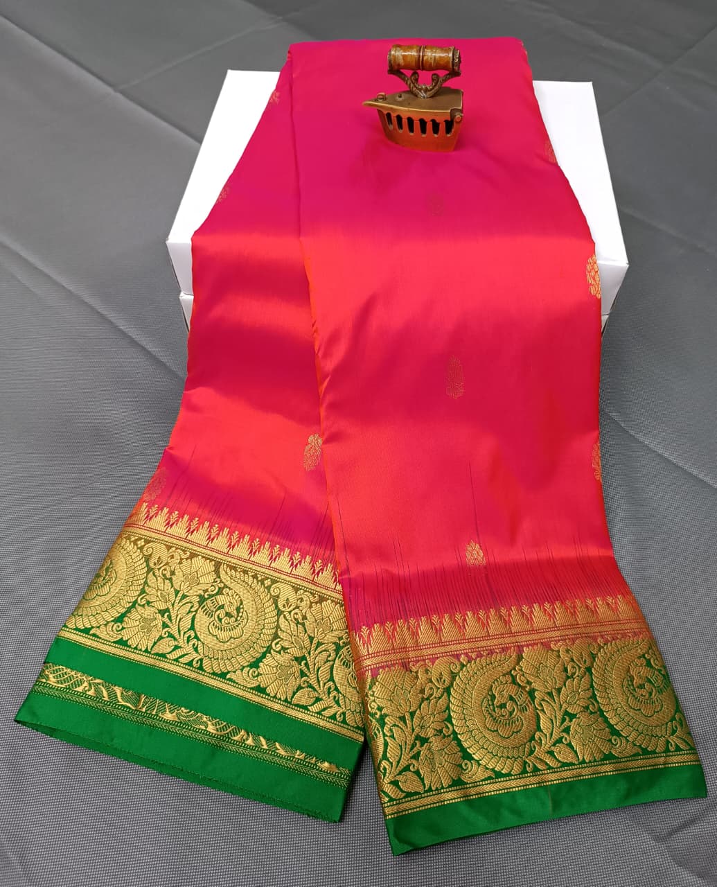 Kohinoor kanjivaram pure silk paithani Saree