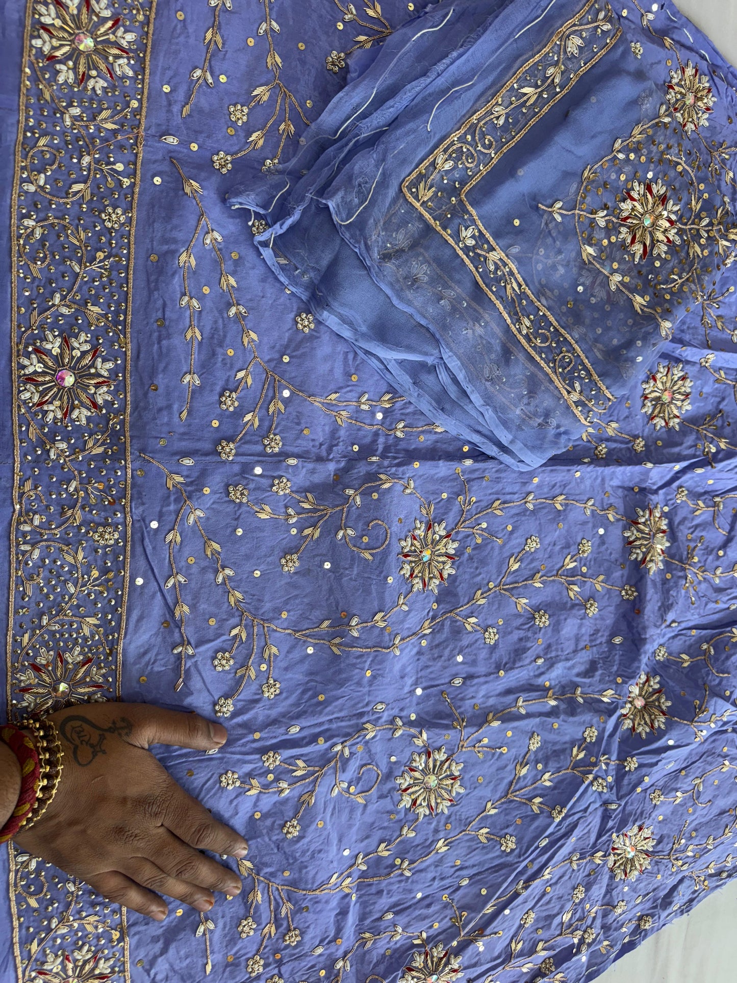 Beautiful handwork royal Rajasthani poshak