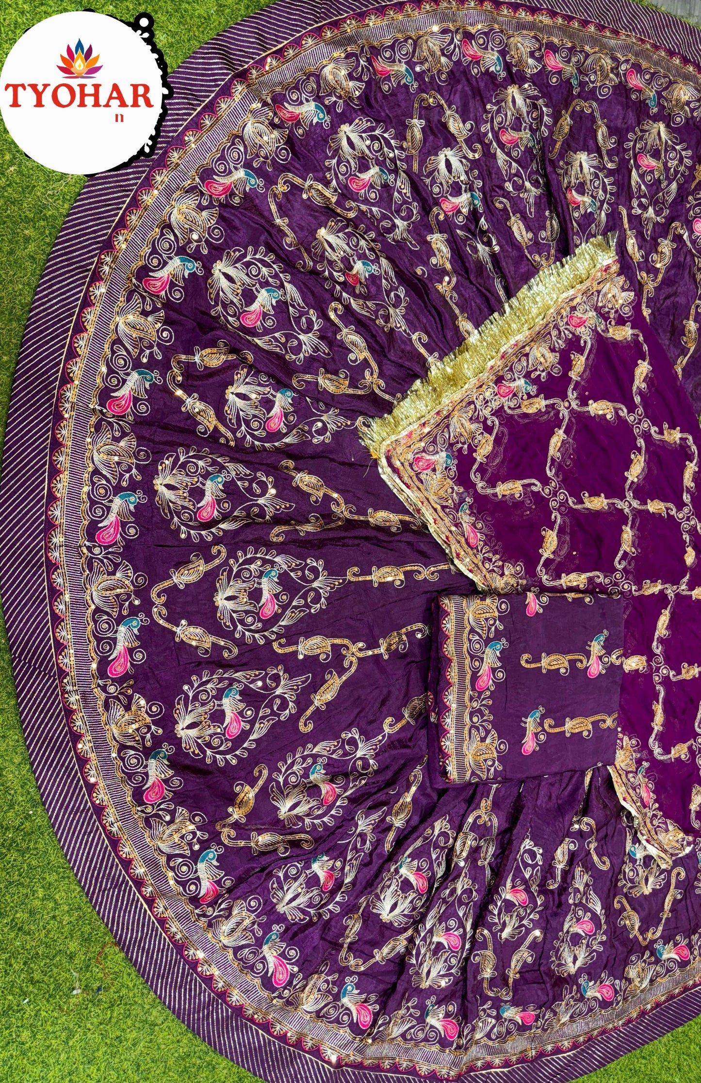 Royal look Handwork Rajputi poshak