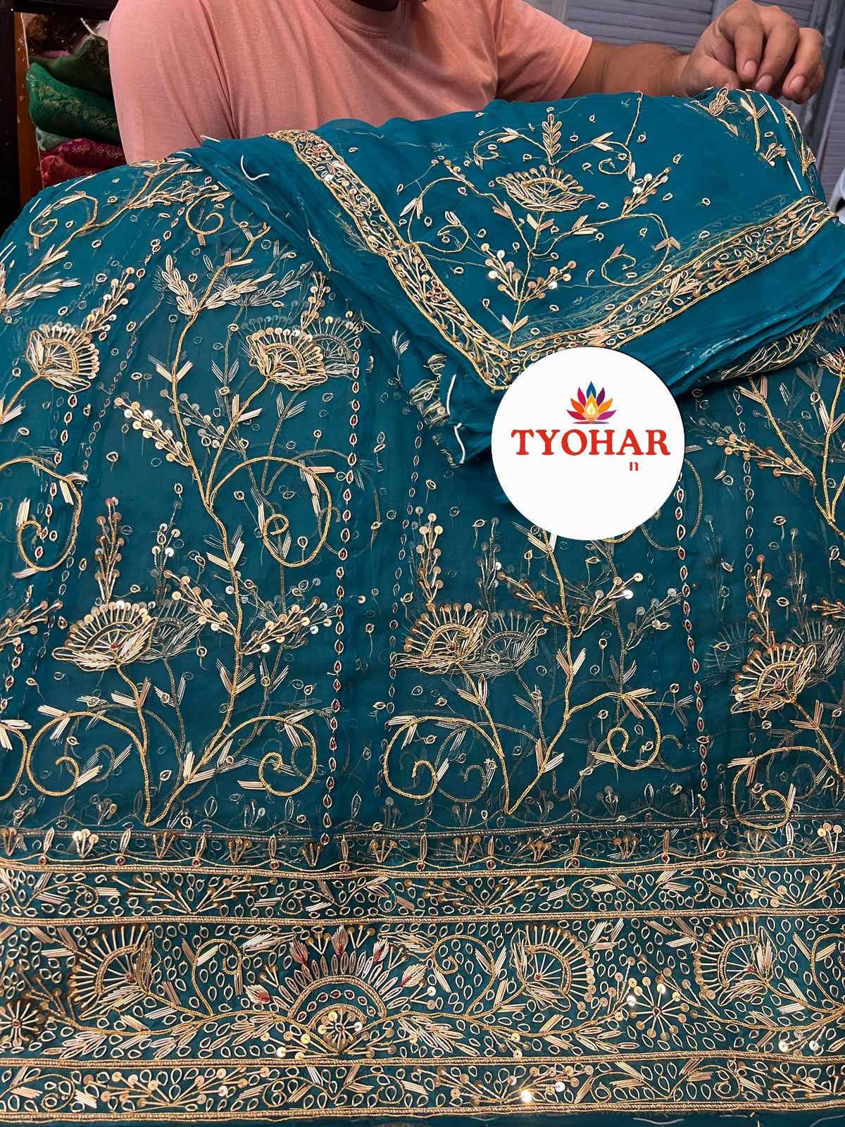 Royal look heavy Poshak